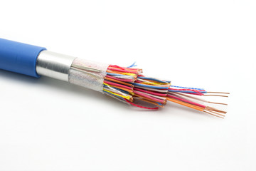 Demo model of a cable that shows how it is constructed.