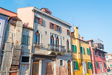 Fototapeta premium Burano old building