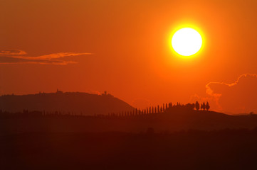 Sunset Tuscany