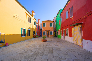 Fototapeta na wymiar architektura na wyspie Burano. Włochy.