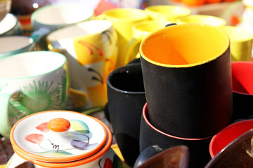 ceramic cup in shop