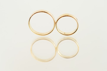 Rings on Glass Table