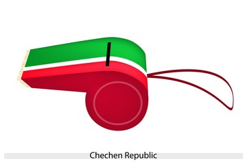 Red and Green Stripe on Chechen Republic Whistle