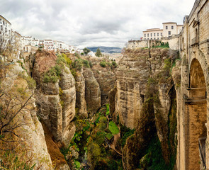 Fototapeta na wymiar Ronda kanion. Prowincja Malaga, Hiszpania