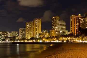 Fototapeta na wymiar Waikiki