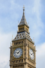 Fototapeta na wymiar Wieża Big Bena Elizabeth