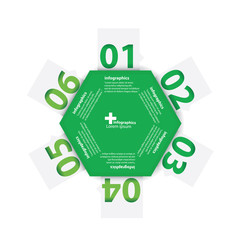 Modern flat  infographics or numbered banners