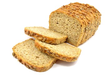 wholemeal bread with sunflower seeds
