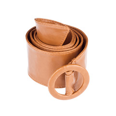 Belt on white background