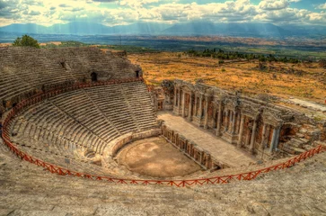 Foto op Plexiglas Hierapolis theater 2013 © colabock