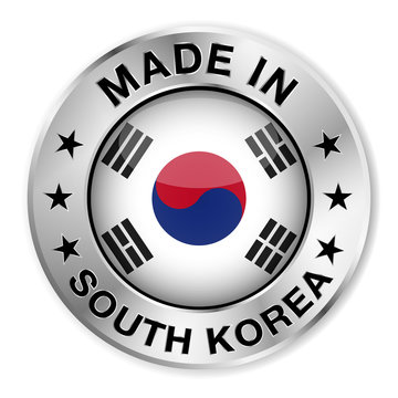 Made In South Korea Badge