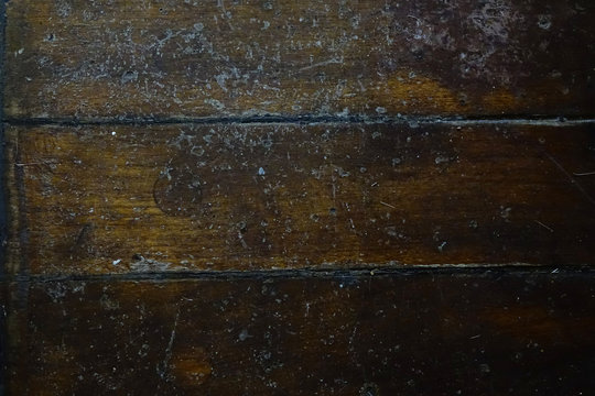Dunkelbraune Holzdielen , Boden, Schiff