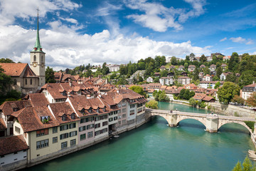 Panorama di Berna, Svizzera - obrazy, fototapety, plakaty