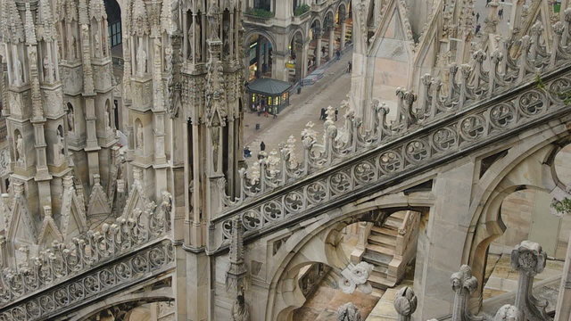 View from Milan Cathedral Dome.