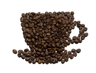 Silhouette cup and saucer