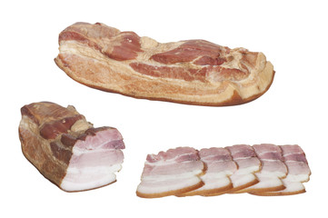 collage of bacon