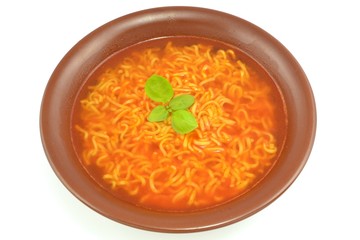 tomato soup with noodles