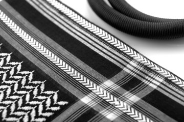 Ghutrah, agal and skull cap are worn by men in Arab Countries