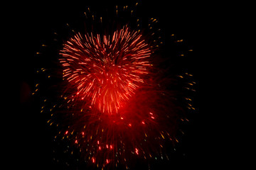 Heart fireworks