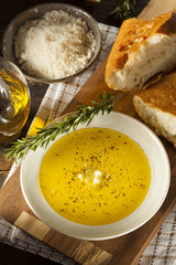 Italian Bread with Olive Oil for Dipping