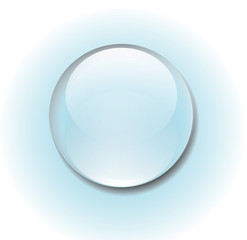 Transparent water drop vector