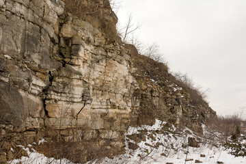 Winter at a Quarry