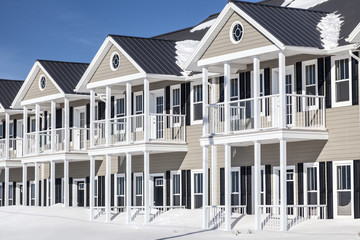 Winter Townhouses