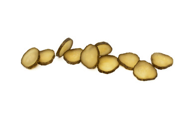 Cucumbers isolated on white background