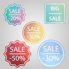 Abstract vector sale banner