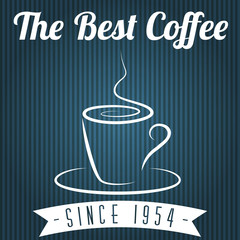 Coffee cup design background