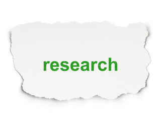 Marketing concept: Research on Paper background