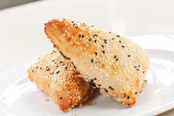 buns with sesame seeds