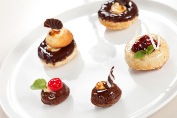 chocolate pastries