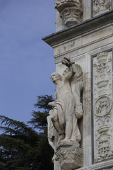 Fototapeta na wymiar Detail of Renaissance facade