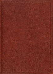 Brown leather cover