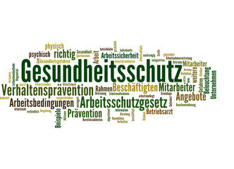 Fototapeta premium Gesundheitsschutz (Arbeit, Arbeitsschutz)