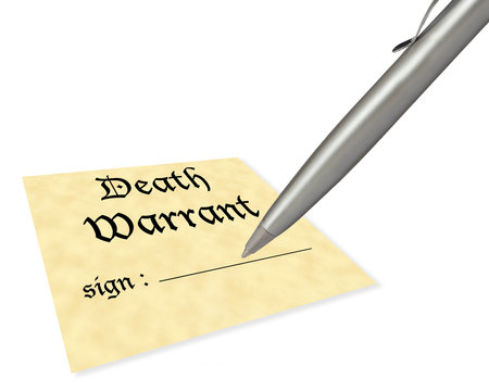 Death Warrant Blank