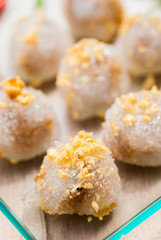 Sago pork, Thai Dessert and Appetizer