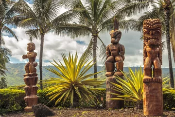 Fototapeten Polynesian Tiki © lameeks