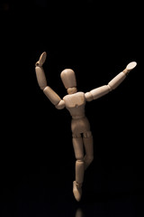 maniqui en posicion de danza © tonidalmases