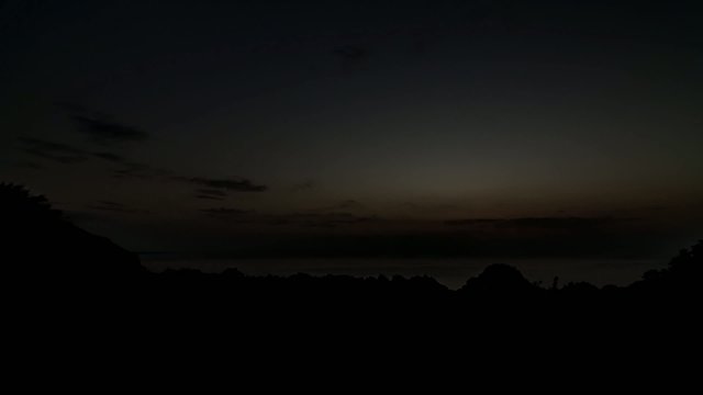 Cala Gonone Sunrise, Timelapse, Sardinia, Italy