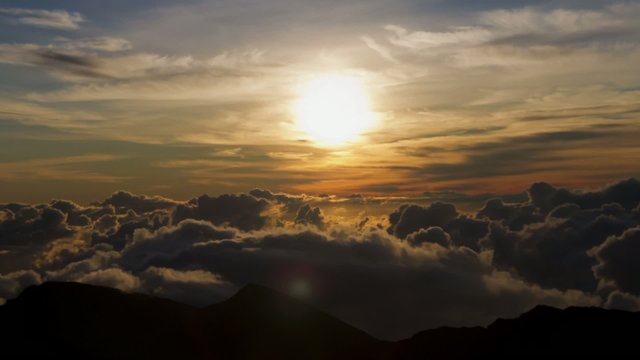 Sunrise Haleakala, Timelapse, Maui, Hawaii, USA