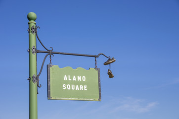 Alamo Square sign,San Francisco