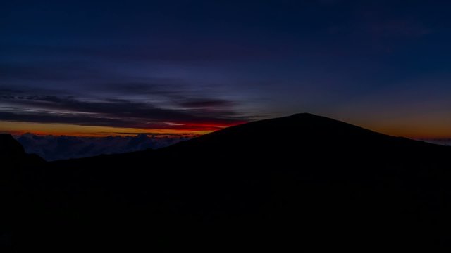 Gorgeous Sunrise, Timelapse,  La Reunion, Piton De La Fournaise
