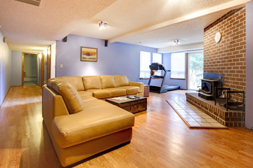 Large country style living room