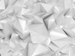 Abstract White Geometry Background