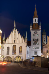 The Old Town Hall of Munich by Night