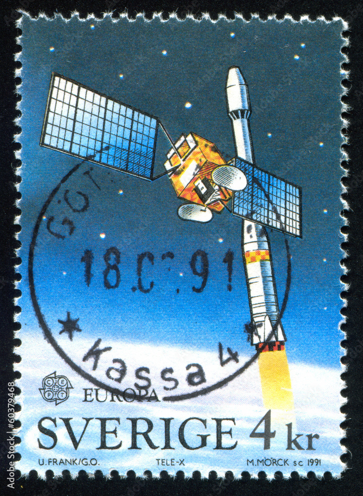 Sticker satellite