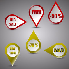 Set of round pointers