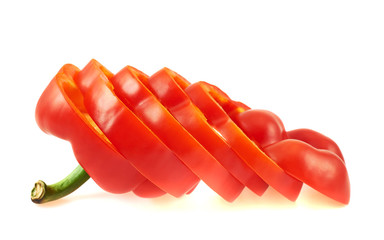 Sweet bell pepper isolated